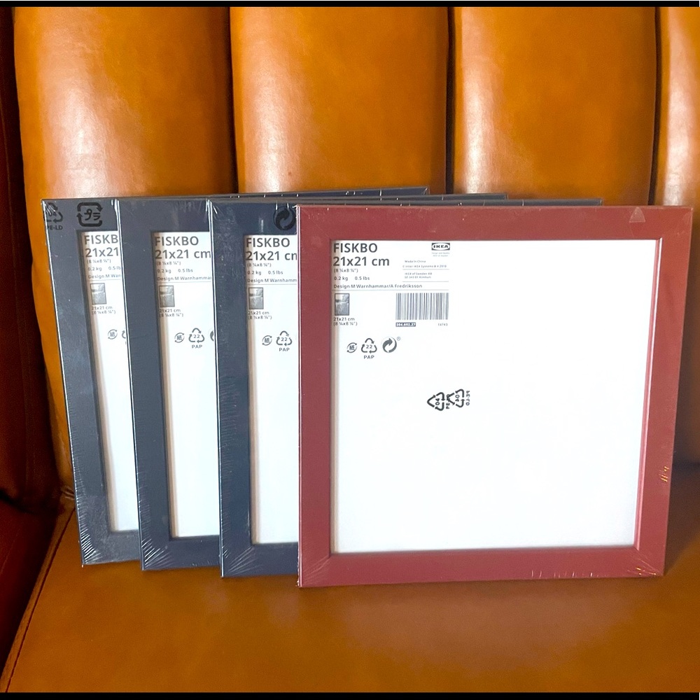 NEW ~ IKEA Fiskbo Frames 21x21 (Qty 4)